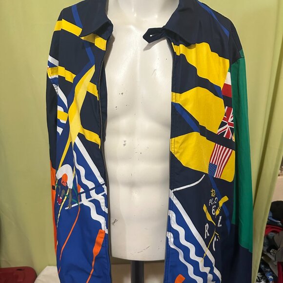 Polo Ralph Lauren RLPC International Rowing & Cricket Men's Windbreaker Jacket - Picture 14 of 16